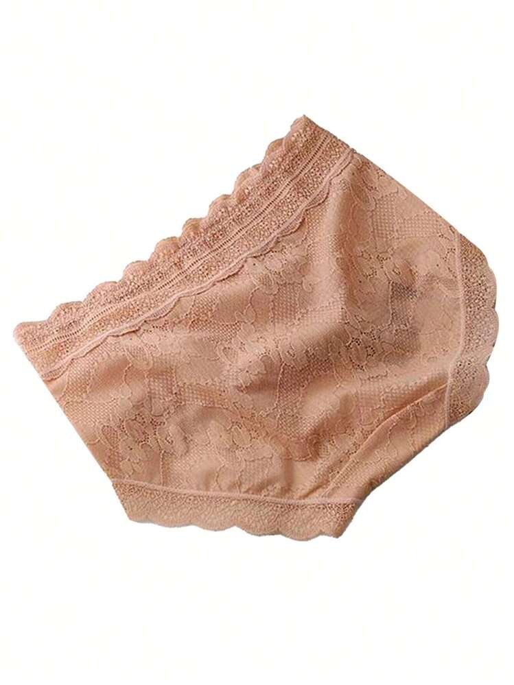 Set de 3 bragas de mujer sexy de encaje, calzones delgados, ropa interior de cintura media en tallas M-XL - Multicolor - Añade 2