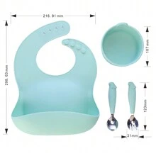 4 Piezas/set Conjuntos De Color Verde Menta - verde menta - Ver 2