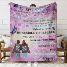 1 chiếc chăn quà tặng mềm chất lượng cao dành cho những người bạn thân nhất, chăn lông cừu flannel in kỹ thuật số, chăn phong bì cho người bạn thân nhất của tôi, chăn mềm và ấm, thích hợp làm quà tặng bạn thân, bọc ghế sofa, chăn giải trí tại nhà, chăn điều hòa, quà tặng lễ tạ ơn, Giáng sinh Quà Tặng, Quà Tết - Nhiều màu - Xem 1