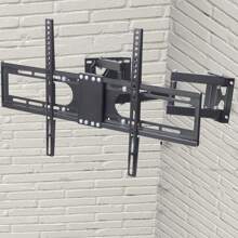 Support Mural TV 32-65 Pouces -Fixation Murale TV Peut Contenir Jusqu'à 35KG, Accroche Television Mural Orientable,Incline et Étend, Support Vesa pour TV Plat,VESA 600x400mm