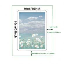 warm Scandinavian style wall art,aesthetic canvas print painting ,Canvas wall art,print wall decor - Multicolor - View 2