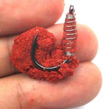 20Pcs High Carbon Steel Spring Hook Barbed Swivel Carp Jig Fly Fishing Hooks with Hole
