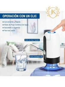 JK Dispensador Automático de Agua Recargable - Plateado - Ver 4