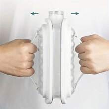 1 cái Silicone Có thể thu gọn Uốn xoăn Chai , Khay lập phương đá 2 trong 1 Có thể mang đi Uốn xoăn Chai Với 17-ngăn Bằng phẳng Nắp Đối với Nước đá Những quả bóng , , Cà phê , Whisky Bia Nước ép Rượu sâm banh Khối lập phương Khuôn - trắng - Xem 5