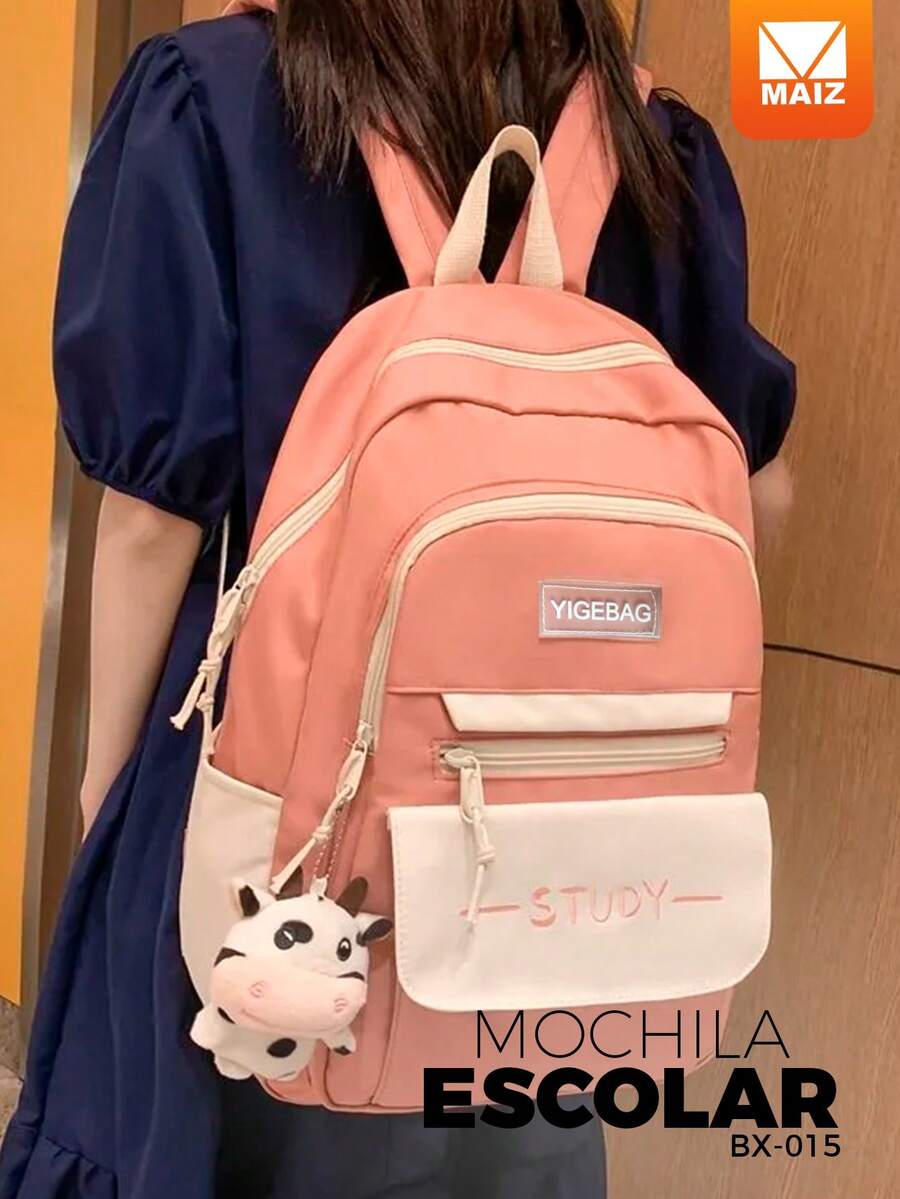 Mochila Escolar - Rojo - Ver 1