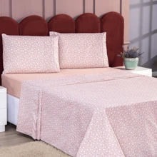 Sheet Sets With Pillowcases - Màu hồng gỉ - Xem 2