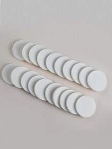 20入組化妝海綿粉撲套裝,包括氣墊粉撲,乳膠粉撲,濕/幹圓形粉撲 - 白色 - 查看 1