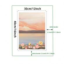 Beautiful Scenery Art Canvas Wall Painting, Living Room Decorative Picture, Suitable For Living Room, Bedroom, Foyer Decoration - Multicolor - View 2
