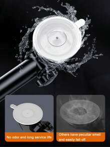 1PC Mobile Phone Holder For Car With Retractable Horizontal And Vertical Air Vents Dashboard Suction Cup Navigation Universal Holder Mount GPS Telefon Mobile Cell Support Compatible With IPhone 13 12 11 Pro Xiaomi Huawei Samsung - Black - View 6