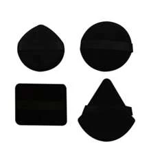 4入軟式氣墊粉撲,粉撲海綿,適用於氣墊粉底,美妝蛋,粉撲,乾、濕雙用的製作工具