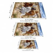 1條馬紋綿絨毯,柔軟保暖的抽象印花沙發、空調、床墊毛毯,適用於各季節 - 彩色 - 查看 5