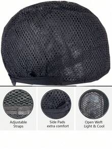 24 英寸女士长款黑色假发天然合成发合成假发蓬松波浪假发耐热