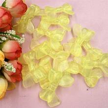 20入組23.7*34mm美人魚蝴蝶結珠子diy手機殼亞克力鑰匙扣頭繩材料diy配件 - 20顆/23.7*34mm - 查看 15