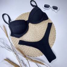 Conjunto Ibiza Top Meia Taça + Calcinha Asa Delta