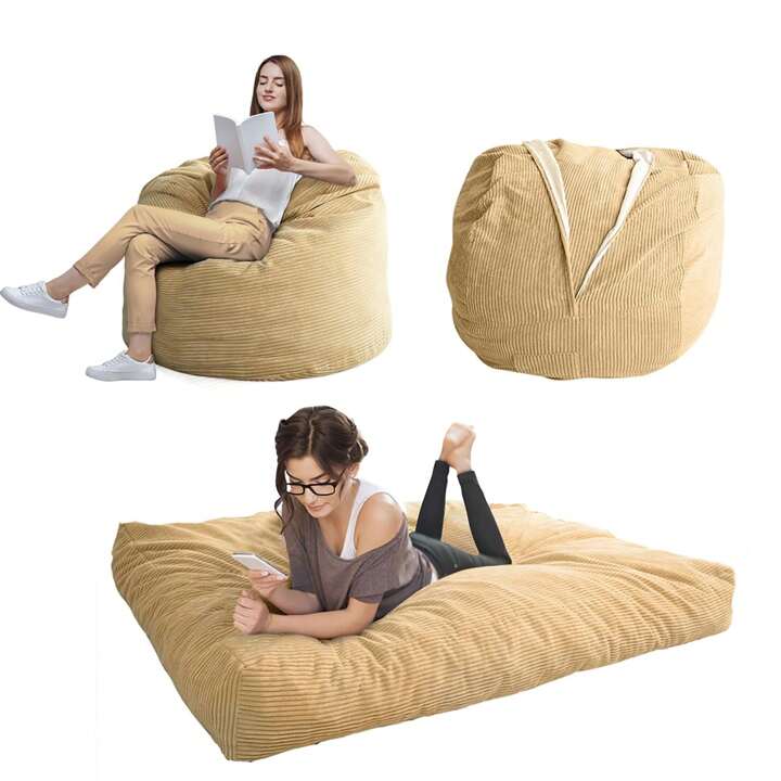 Chenille bean bag online chair