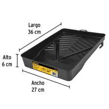 Charola de plástico 14" para rodillo, Pretul - Negro - Ver 3