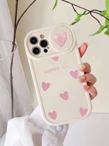 Ốp lưng iPhone 10 màu hồng đáng yêu màu đỏ Valentine kèm phụ kiện sơn cửa sổ chống rơi, ốp lưng sáng tạo sơn màu kẹo cho Xr/7/8, tương thích với iPhone 11 Pro Max/13/14 và iPhone 11 Pro/Xs, chống nước, chống sốc, chống trầy xước - Nhiều màu - Xem 1