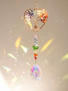 水晶遮陽掛墜,適用於聖誕節花園裝飾