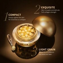 蒙西藍魚子醬膠原蛋白金抗皺面霜70g - 金色70g - 查看 4