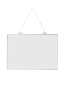 1pc A4 Size Dry Erase Board With String For Wall Small Dry Erase Whiteboard Hanging Whiteboard With 3pcs Magnetic Wipe Off Markers Pens For Kids Erasable Message Writing Drawing School & Home Supplies Back To School