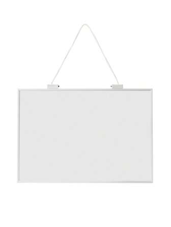 1pc A4 Size Erasable White Board With Hanging Rope, Small Hanging White Board, Comes With 3 Magnetic Dry Erase Markers, For Drawing And Note-Taking, School & Home Supplies, Essential For Back To School Season