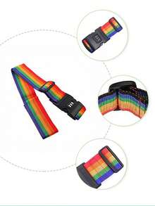 1pc băng hành lý Băng hành lý Băng du lịch Băng hành lý có thể điều chỉnh cầu vồng Băng khóa hành lý Băng khóa hành lý Dây đai 1,8 m Phụ kiện hành lý Khóa mã hành lý Băng khóa băng khóa Băng khóa hành lý - Nhiều màu - Xem 2