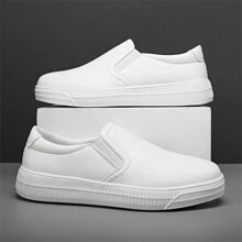 Nam Giải trí Giày đế bệt , Điền kinh Giày dép , Giày phẳng , Giày trượt băng , Linh hoạt Học sinh Giày dép - trắng - Xem 2