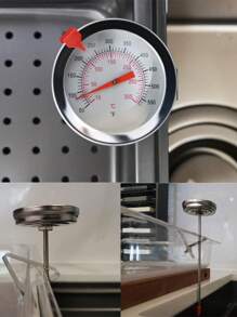 Deep Fryer/Oil Temperature Thermometer - Silver - View 2