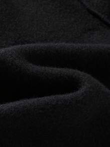 2pcs/Set Cartoon Print Thermal Lined Hoodie And Sweatpants, Casual Outfit For Young Boy, Autumn Winter - Black - View 6