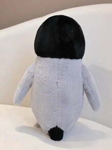 1pc Realistic Penguin Stuffed Toy Doll, Christmas Party Plush Toy Birthday Gift - Grey - View 4