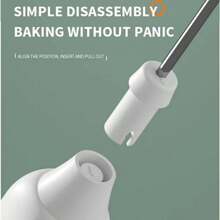 可充電3速電動奶泡器和打蛋器 - 2款可更換的攪拌頭,可製作完美的咖啡泡沫! - 綠色 - 查看 3