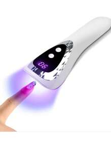 攜帶式可充電手持uv Led指甲乾燥器燈,迷你led Uv燈凝膠指甲油固化機,適用於美甲 - 白色 - 查看 6