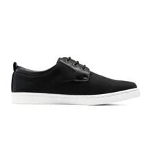 Men's Sneakers Fashion Casual Shoes Dress Sneakers Oxford Shoes - 黑與白 - 查看 3