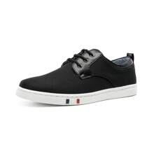 Men's Sneakers Fashion Casual Shoes Dress Sneakers Oxford Shoes - 黑與白 - 查看 1