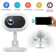 A4 Square Shaped Webcam - White - View 2