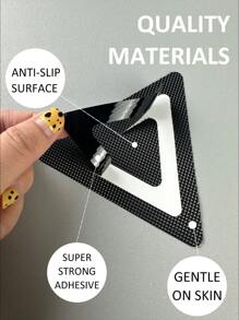 30pcs Tam giác Hình dạng Trong nhà Sàn nhà Chống trượt Tấm lót - màu đen - Xem 4