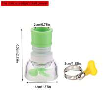 1pc Kitchen Faucet Aerator With Strap, 360°rotatable, Splash-proof And Filtering Tap Nozzle - Multicolor - View 2