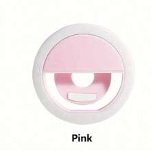 USB Charge LED Selfie Ring Light Supplementary Lighting NightDarkness Selfie Enhancing For Phone Photography - Black - View 4