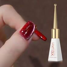 XEIJAYI 1pc 10ml Chili Peppers Magnetic Cat Eye Chrome Nail Powder Chameleon Metallic Nail Art Glitter Powder For Gel Polish DIY Home Nail Salon - Red - View 3