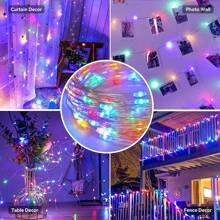 1/8/15/30pcs luminescent copper wire light string lr44 battery box beautiful dream light string gift box decorative light - Multicolor - View 4