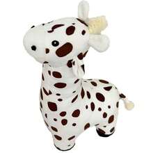1pc Kids' Nordic Style Cartoon Giraffe Plush Toy For Sleeping Companion And Daily Use - Coffee Brown - View 4