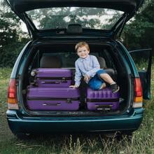 3-In-1 Multifunctional Large Capacity Traveling Storage Suitcase Luggage Pink - 紫色 - 查看 5