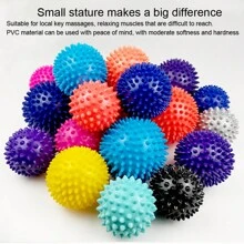 6.8cm Blue Spiky Ball - Blue - View 4