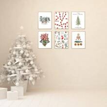 Chiếc Tường Nghệ Thuật In Hình Giáng Sinh Trang Trí Tường Phòng Ngủ Áp Phích Giáng Sinh Quà Tặng Cho Phòng Khách Trang Trí Văn Phòng Dấu Hiệu Giáng Sinh Áp Phích Lễ Kỷ Niệm (Áp Phích Giáng Sinh, 8 "x10" UNFRAMED) - màu đen - Xem 7