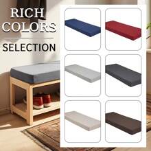 1個長椅坐墊,戶外家具長椅,防滑露台坐墊,70d厚泡沫長椅墊,適用於戶外長椅,拉鍊設計方便清洗