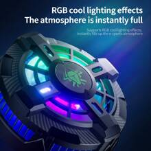 Điện thoại di động RGB Điện thoại Chơi game , Bán dẫn Nhiệt điện Từ tính Thiết bị , Chuyên nghiệp Trò Chơi , Tương thích với Tất cả Điện thoại di động , Bao gồm Trở lại Kẹp Và Từ tính Đĩa , Loại C Charging Cable - Bộ tản nhiệt EX2 PRO - Xem 10