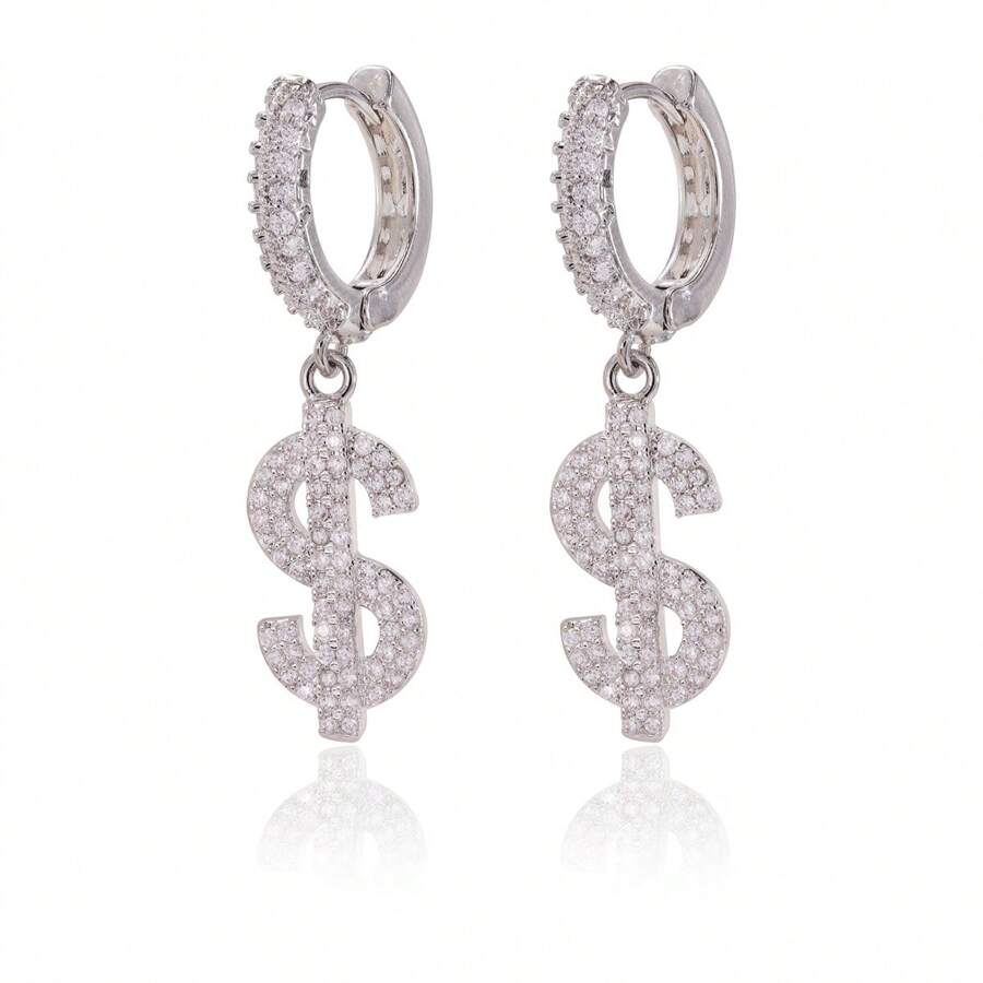 Hoop Earrings - Bạc - Xem 1