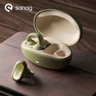  Sanag Z51 開耳式氣導耳機耳夾舒適配戴無線5.3開放聆聽體驗耳機ipx5防水觸控操作運動跑步耳塞