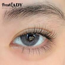 FRESH LADY Freshlady Frozen Pear Cake Colored Contact Lenses 1 Year Disposable - Grey - View 5