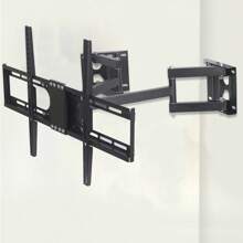 Support Mural TV 32-65 Pouces -Fixation Murale TV Peut Contenir Jusqu'à 35KG, Accroche Television Mural Orientable,Incline et Étend, Support Vesa pour TV Plat,VESA 600x400mm
